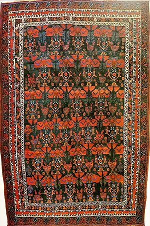Afshar perzsa szőnyeg