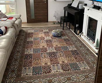 200x300 perzsa szőnyeg a nappaliba