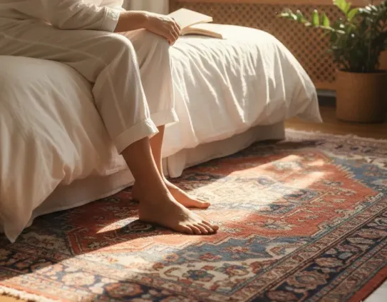 vastag és puha hálószoba szőnyeg