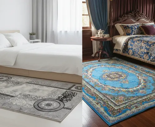 modern és klasszikus hálószoba szőnyegek