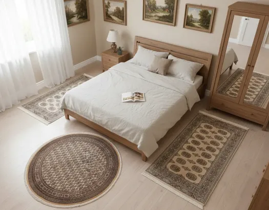 prémium szőnyeg a hálószobába