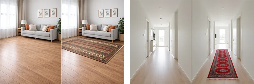 látványterv a keleti szőnyegnek