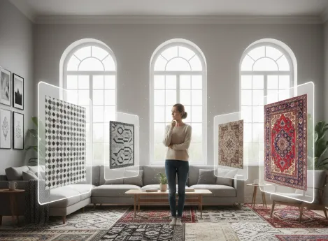 klasszikus vagy modern nappali szőnyeg