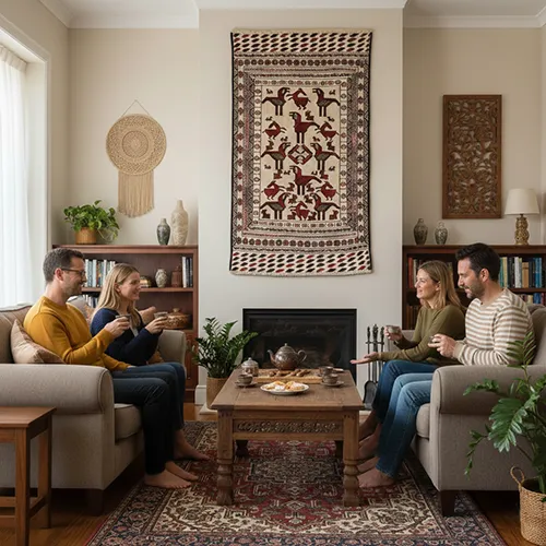 nomád a kilim szőnyeg